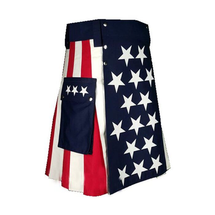 American Flag Kilt | USA Flag Hybrid Utility Kilt