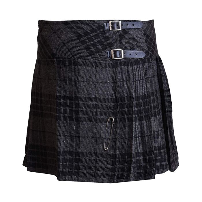 Women Hamilton Grey Tartan Skirt