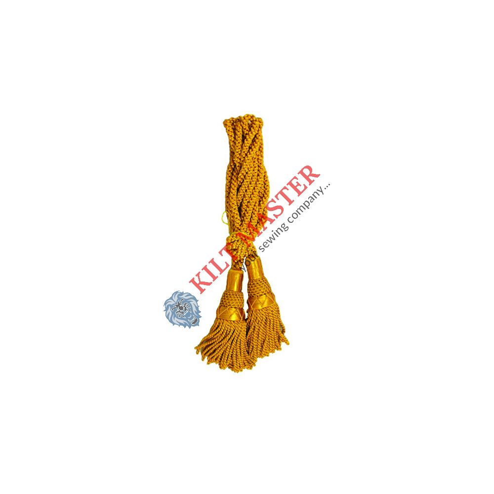 Gold Silk Bagpipe Cord 