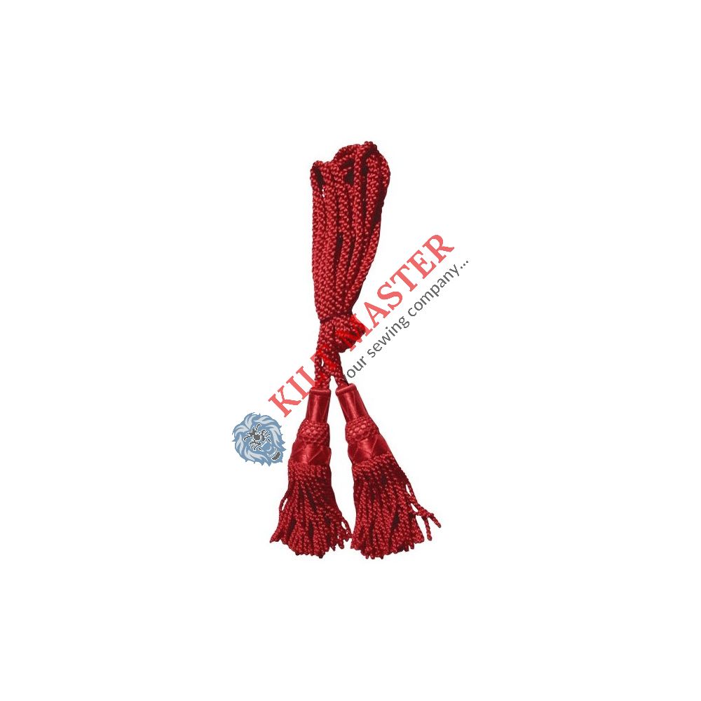 Red Silk Bagpipe Drone Cord
