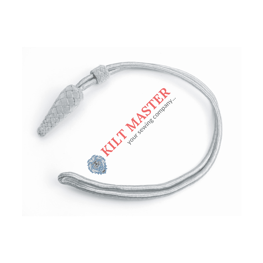 Silver dress sword knot