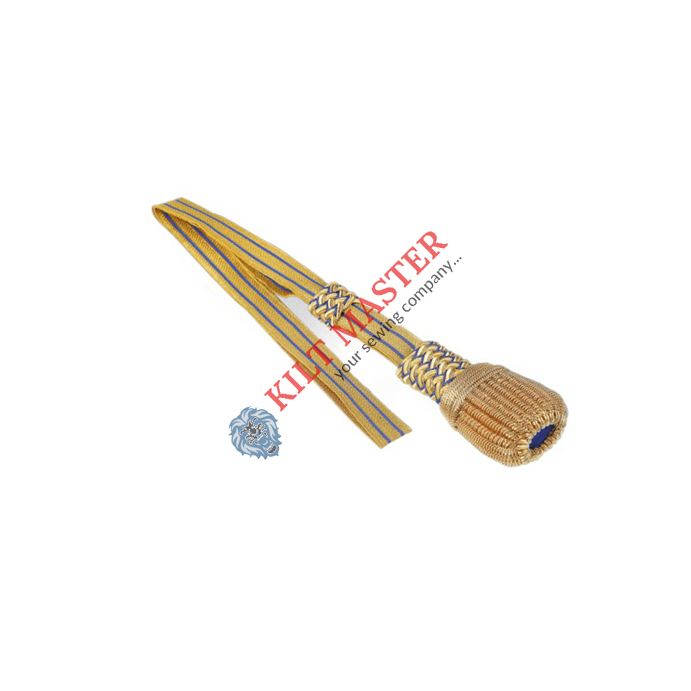 Sword knot, gold-blue, Sweden
