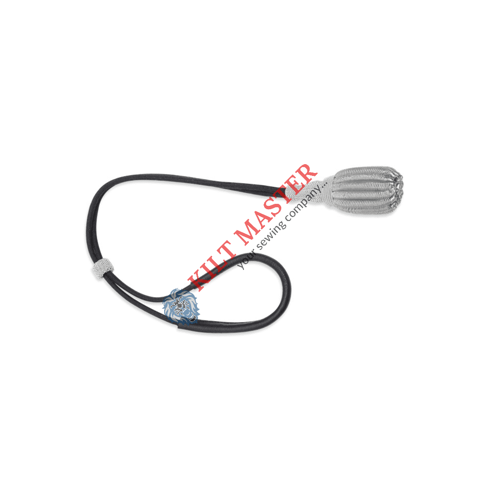 Sword knot silver and black