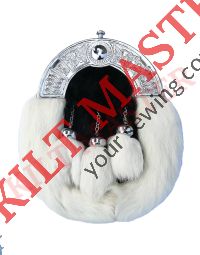 Best Celtic Cantle Rabbit Fur Sporran