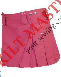 Women Kilt Pink