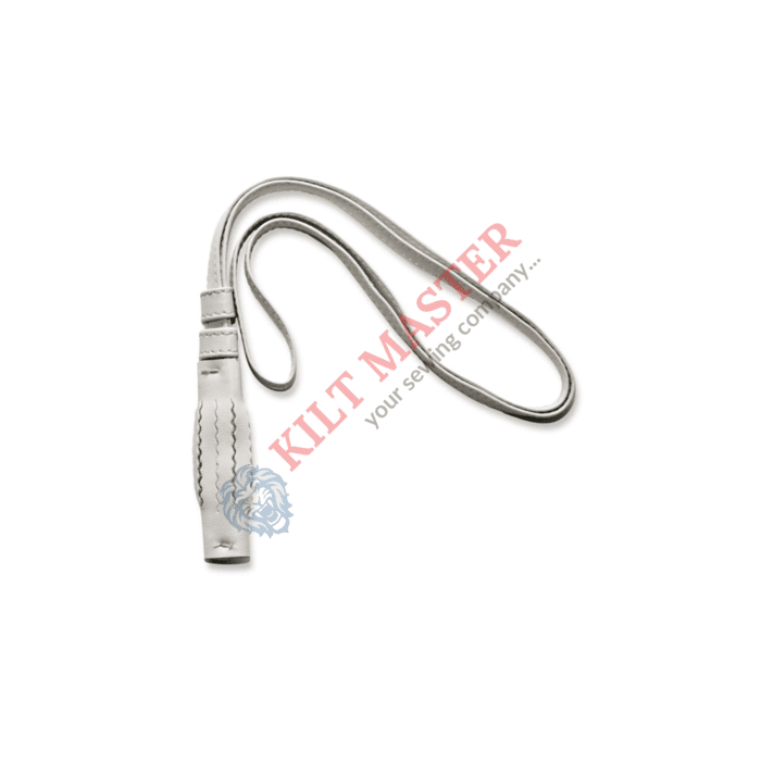 Sword knot, made of white leather