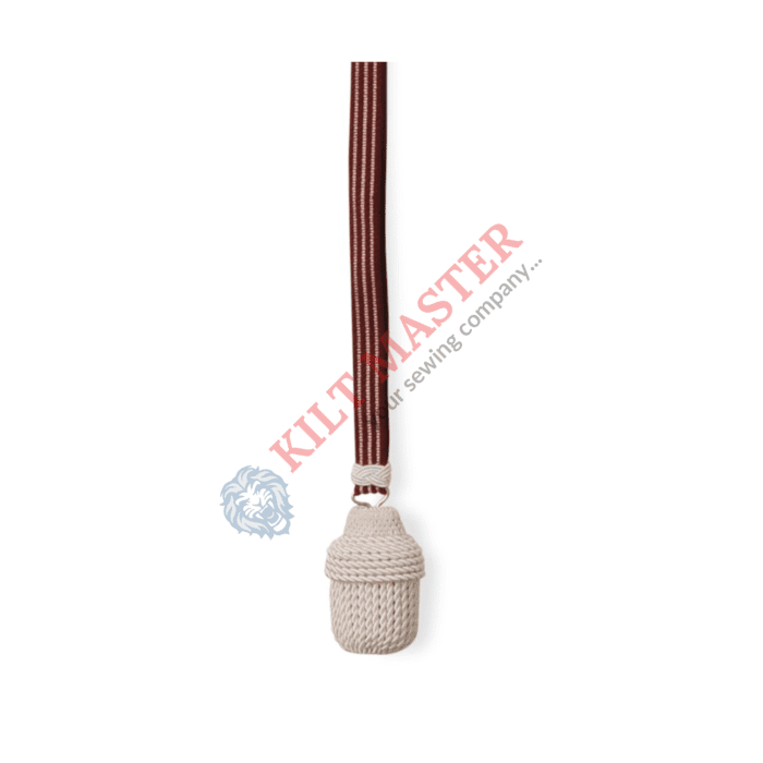 Sword knot with red lace, white stripes