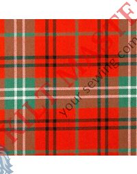 Morrison Red Ancient Tartan Swatch
