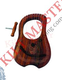 Rosewood 10 Strings Lyre Harp
