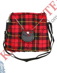 Scottish Wallace Tartan Ladies Shoulder Bag Front