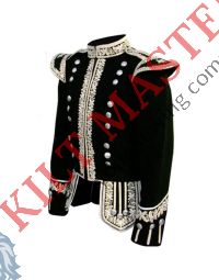 Silver Hand Embroidered Doublet Jacket
